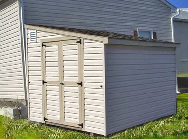 Lean-To Shed - For Snug Storage