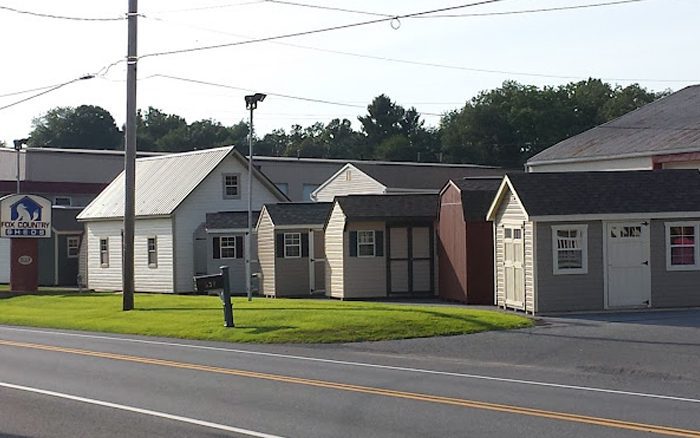 in-stock-sheds-fox coutnry sheds front of building