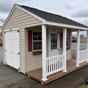 SAVE $2500 - 12' x 12' Cabana Shed, Vinyl Sided - IN STOCK!