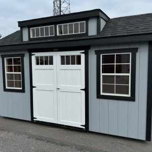 8' x 14' Painted Keystone Shed, An Estate Series Shed - IN STOCK