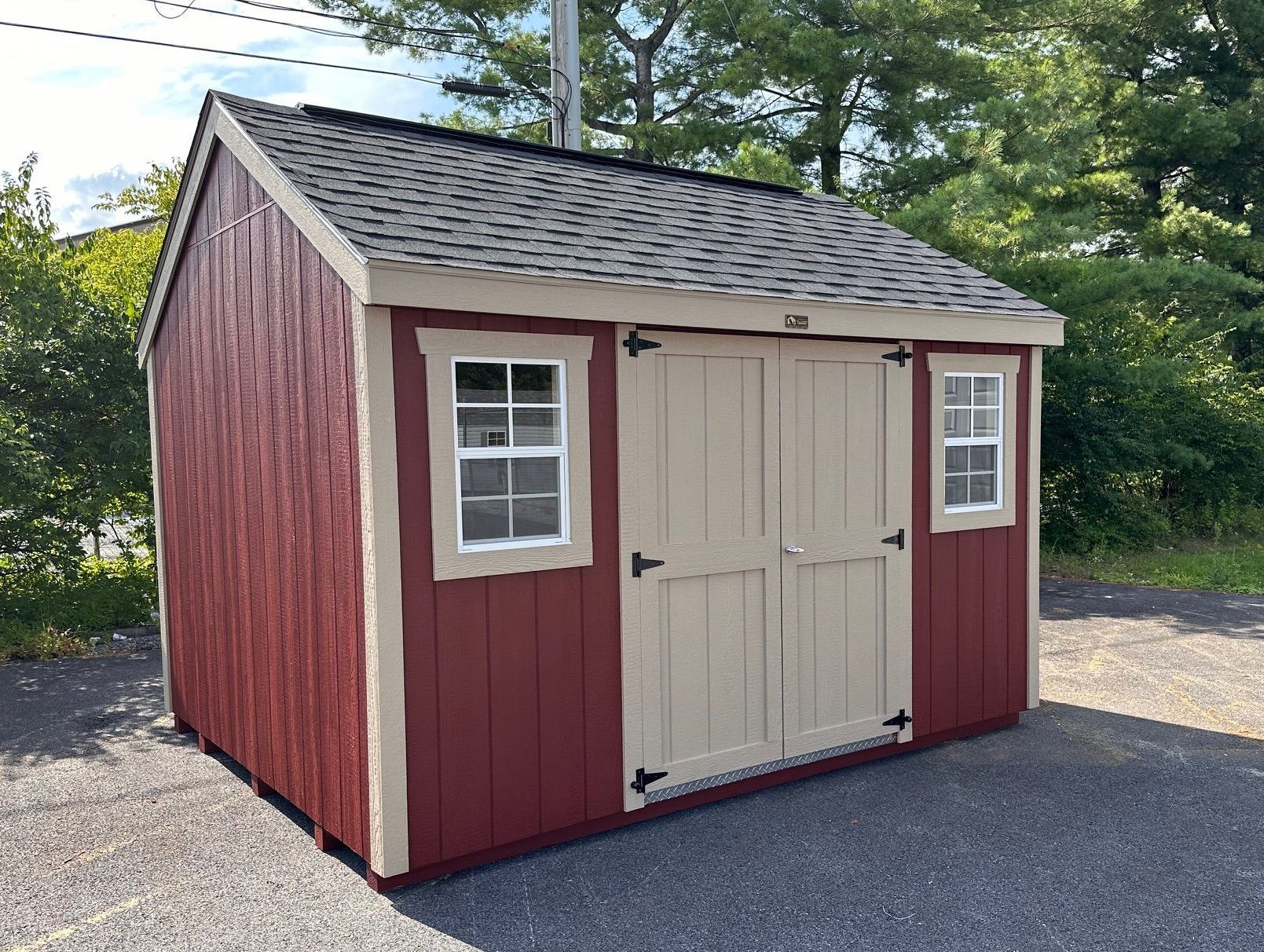 10' x 12' Craftsman Shed, Painted Wood Exterior - SOLD! - Image 3