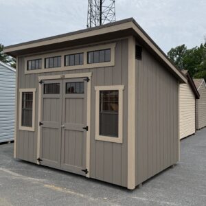 8' x 12' Painted Modern Studio, An Estate Series Shed - IN STOCK!