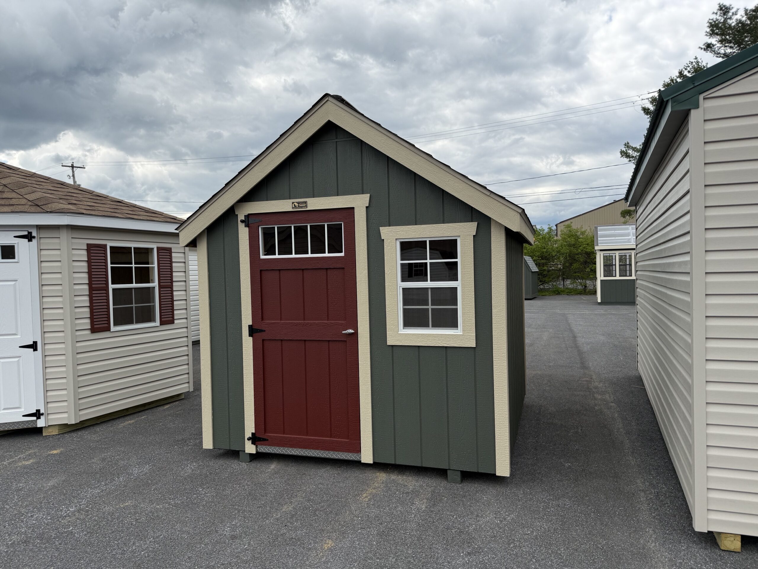 8' x 8' Garden Shed, Painted DuraTemp Exterior - SOLD! - Image 2