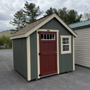 8' x 8' Garden Shed, Painted DuraTemp Exterior - SOLD!