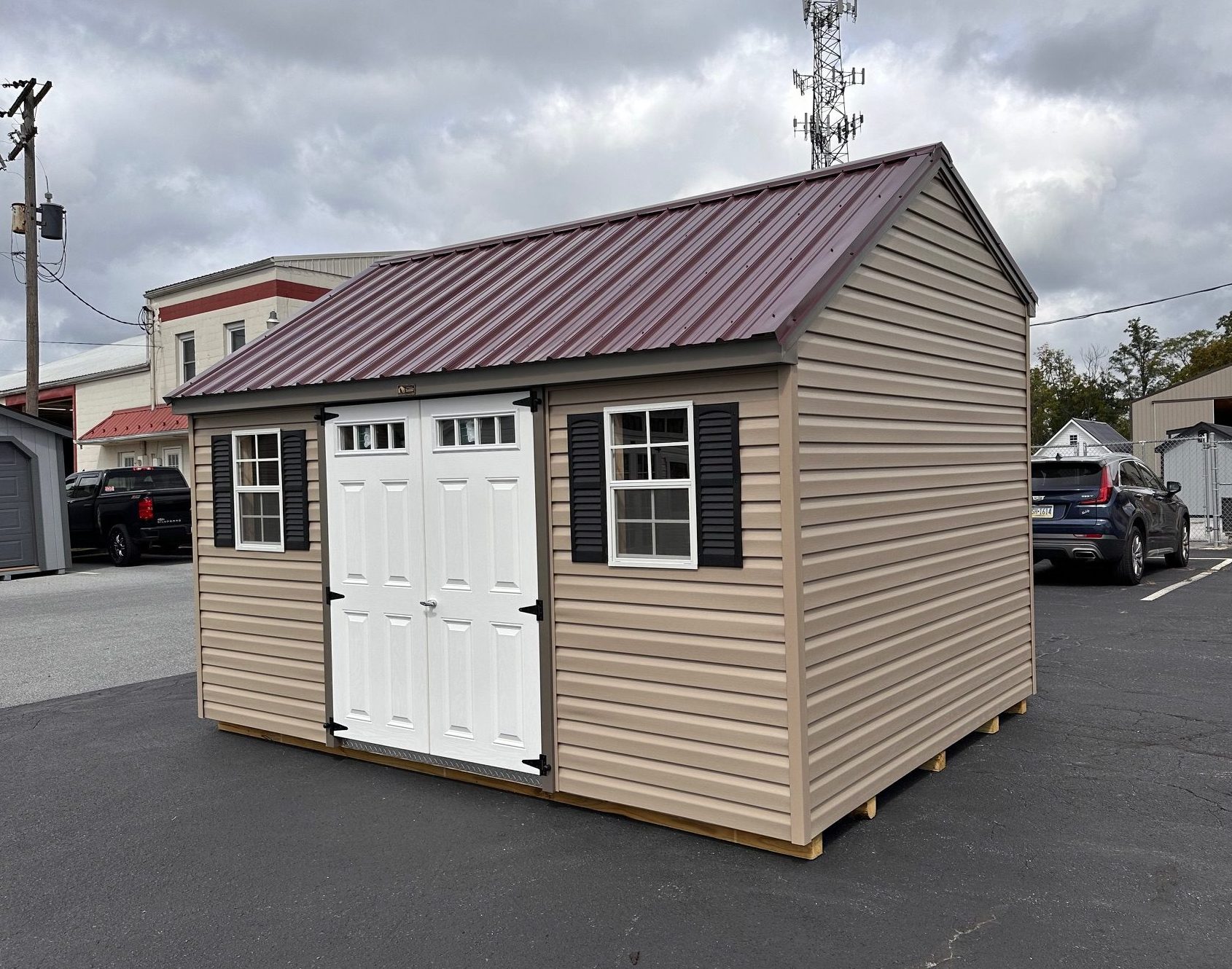 10' x 14' Rancher, Vinyl Siding - IN STOCK! - Image 2