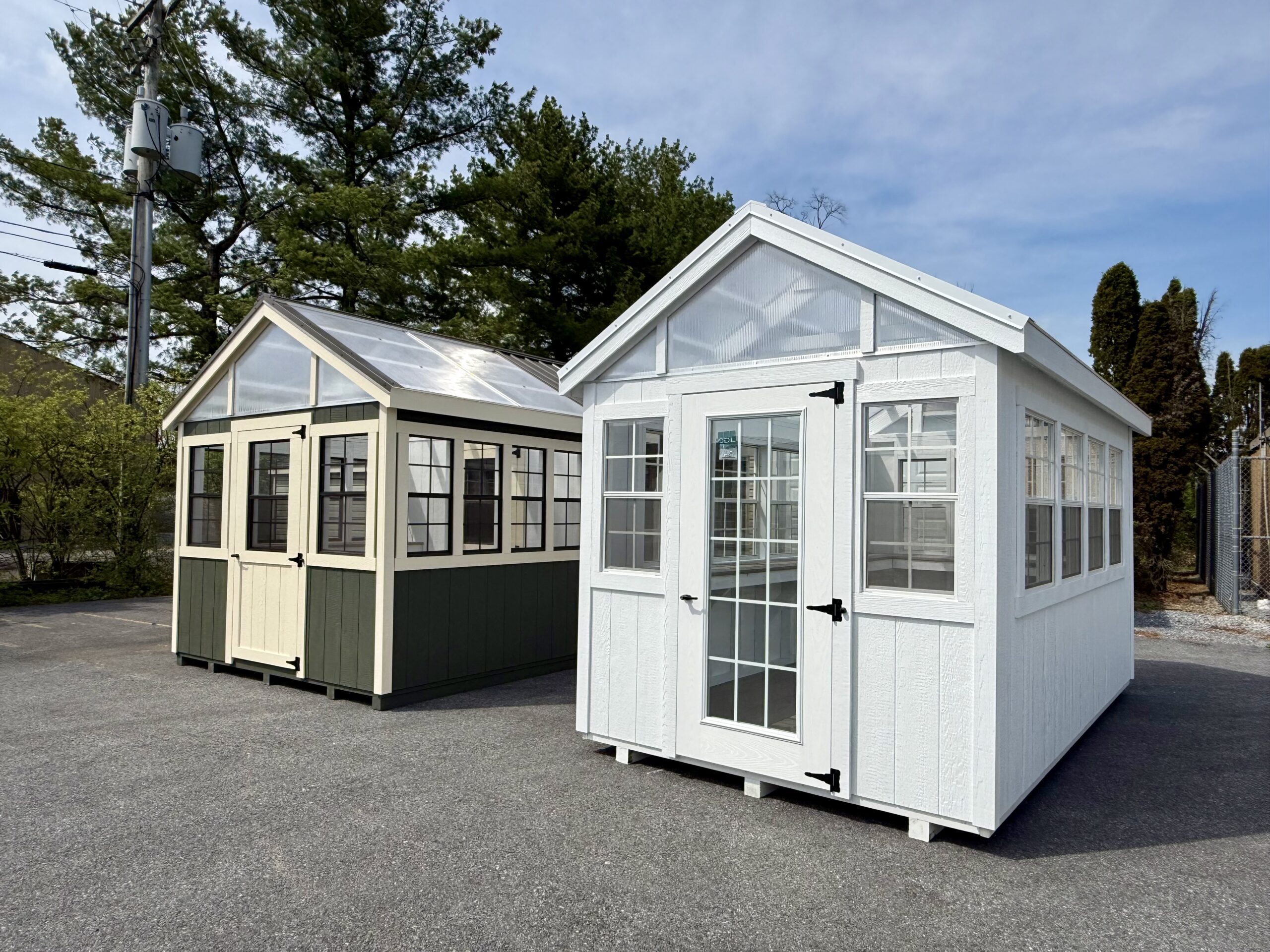 8 x 14 Greenhouse, White