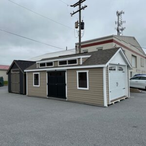 12' x 24' Keystone Garage, Vinyl Sided - IN STOCK!