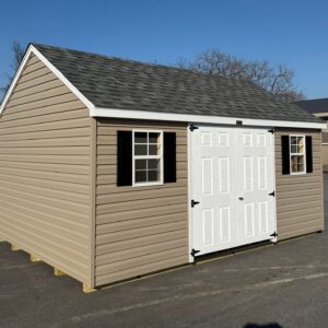 12' x 16' Craftsman Shed, Vinyl Sided - SOLD!