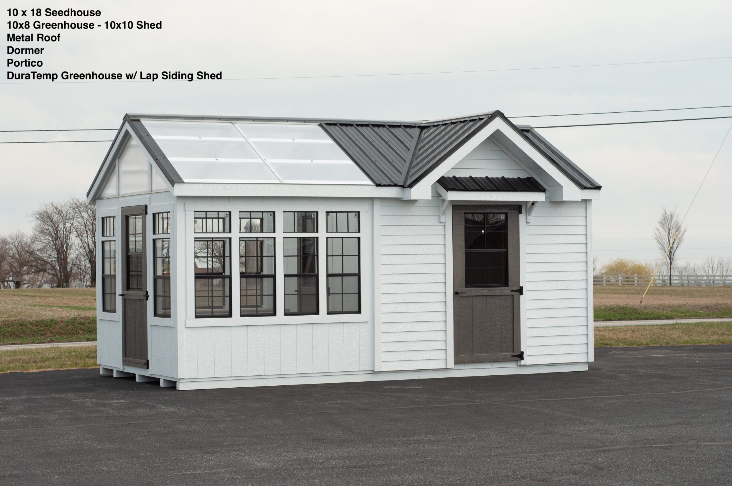 Seedhouses - 1/2 Shed | 1/2 Greenhouse - Image 5