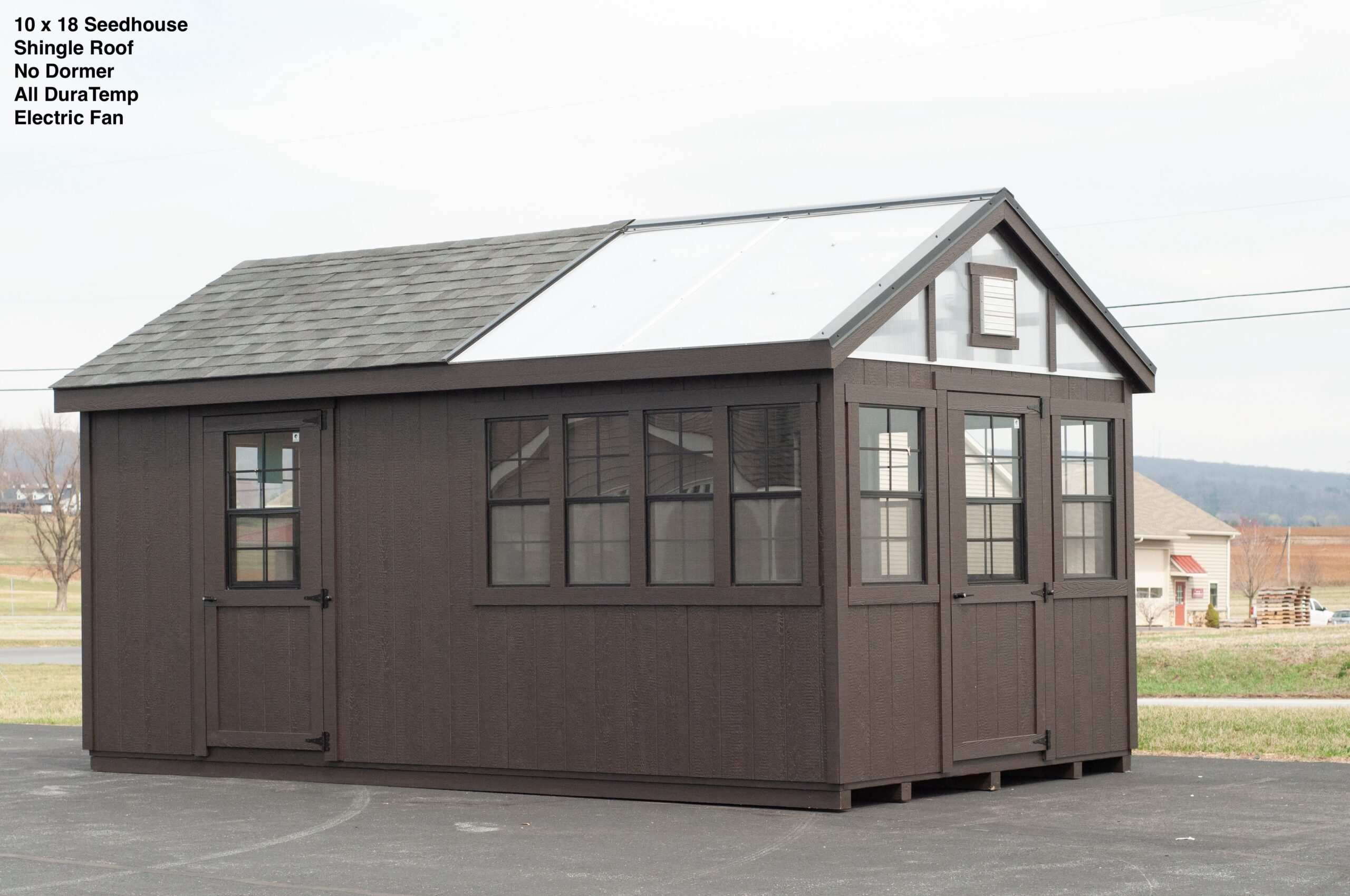 Seedhouses - 1/2 Shed | 1/2 Greenhouse - Image 4