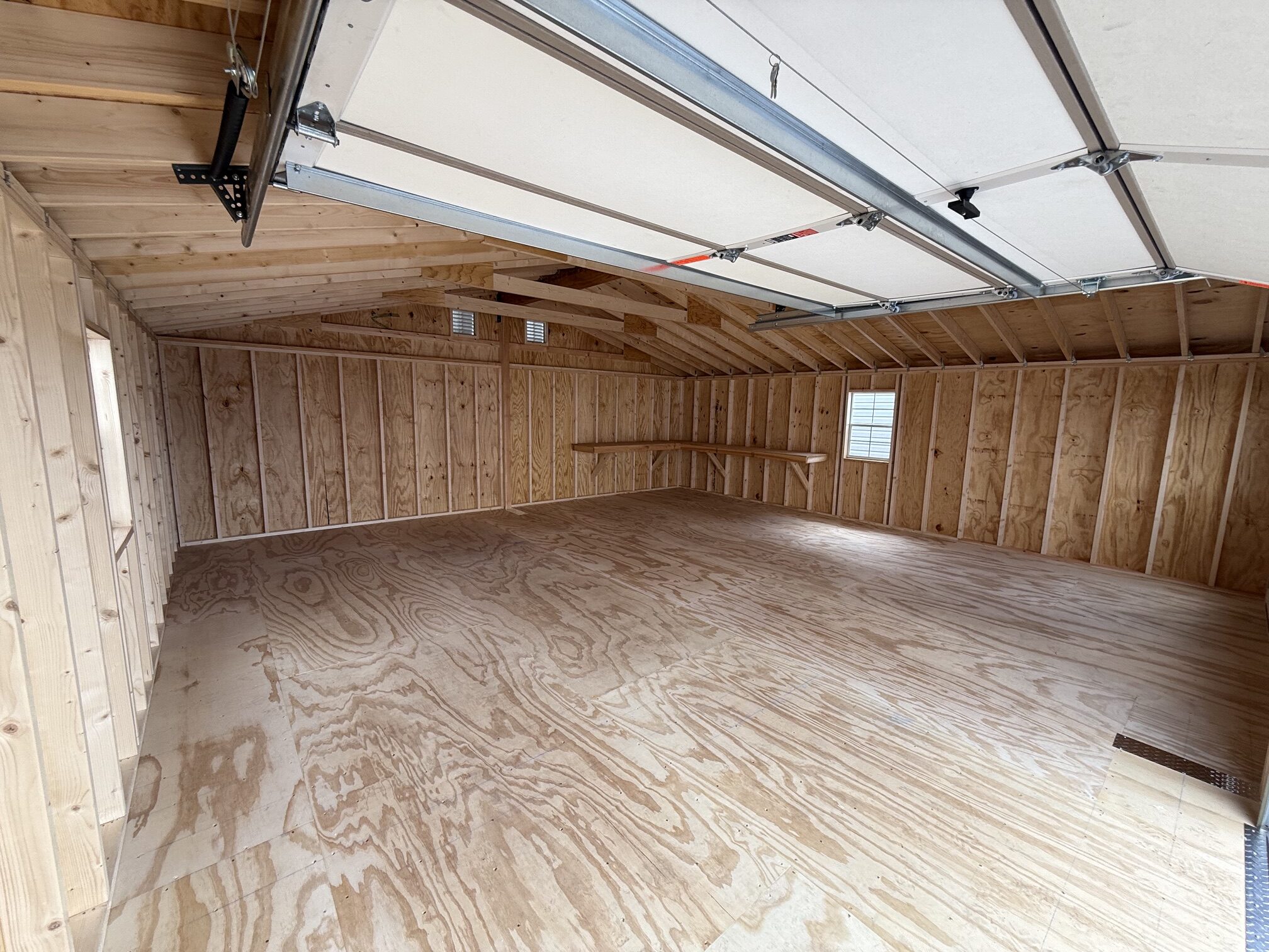 24' x 24' Classic Double Wide Garage, Vinyl - IN STOCK - $15,701.00! - Image 3