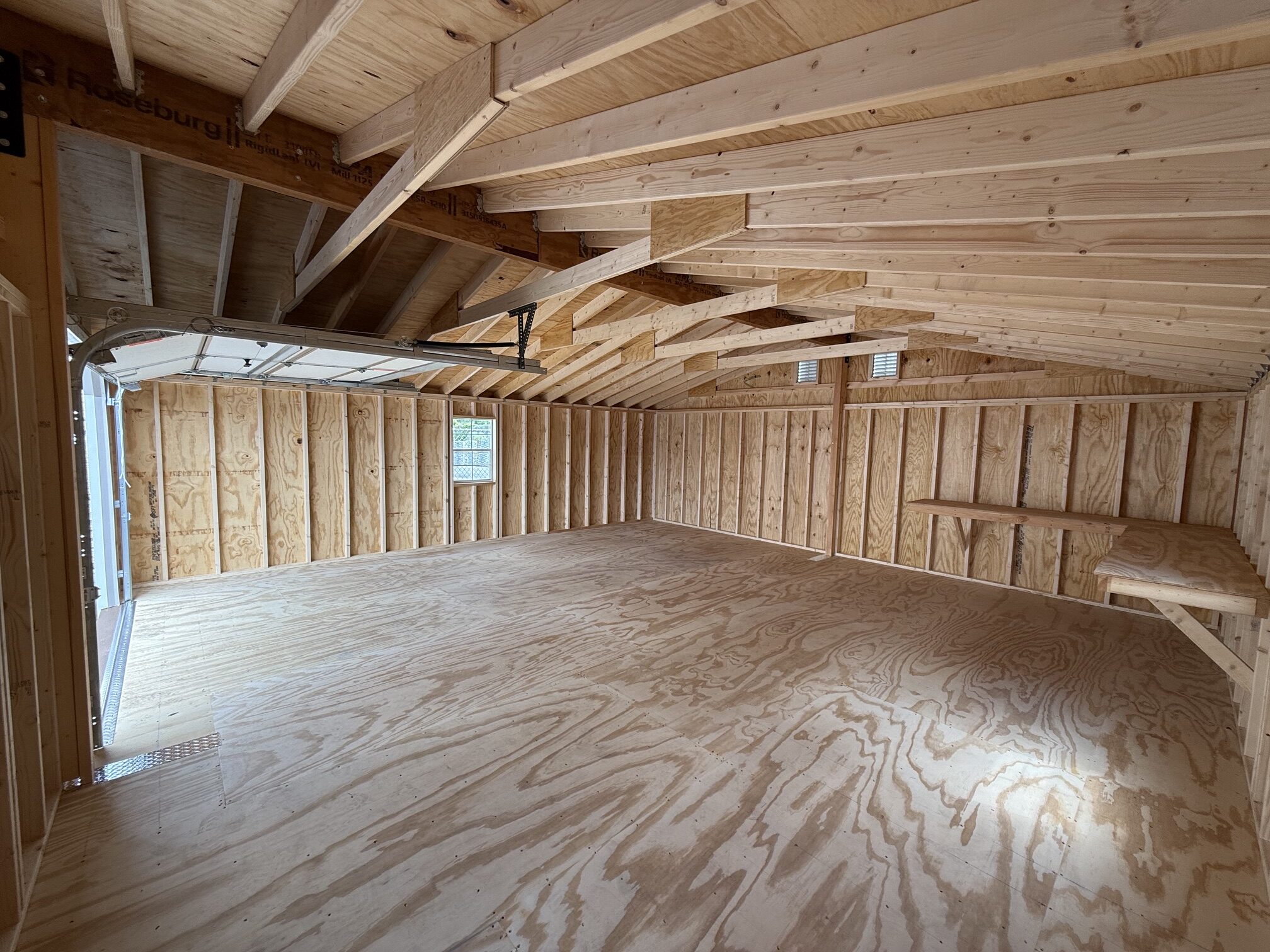 24' x 24' Classic Double Wide Garage, Vinyl - IN STOCK - $15,701.00! - Image 2