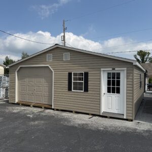 24' x 24' Classic Double Wide Garage, Vinyl - IN STOCK - $15,701.00!
